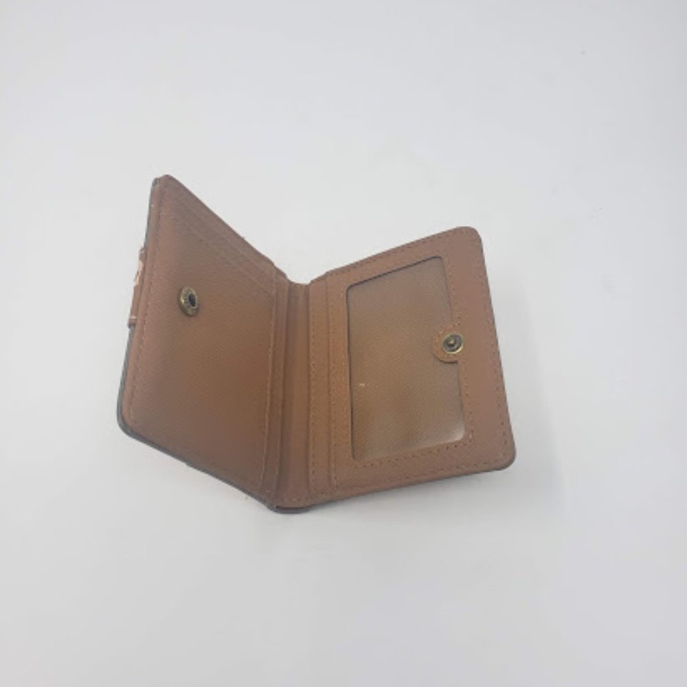 Fossil Gray And Cream Heart Pattern Wallet - image 5